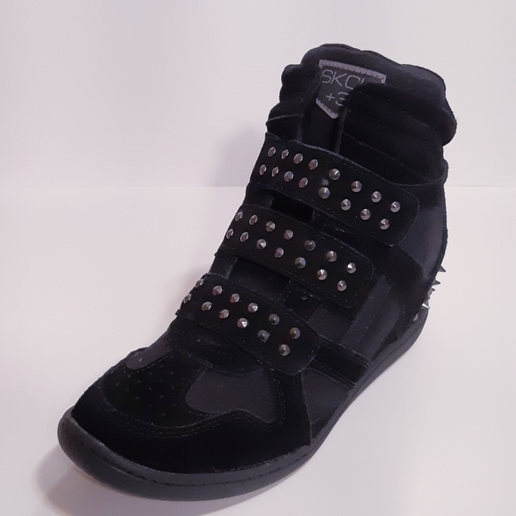 Skechers SKCH+3 Black Studs and Spikes - Picture 3 of 7